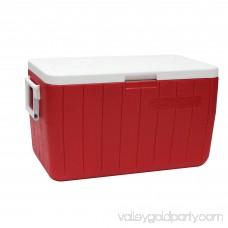 Coleman 48-Quart Performance 3-Day Heavy-Duty Cooler, Red 555276559